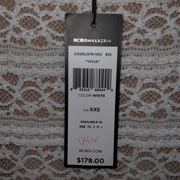 BCBGMAXAZRIA white mini dress - Picture 3 of 5